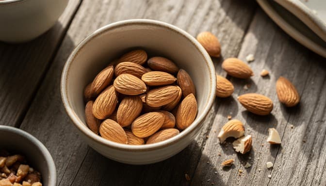 بادام درسته برای شناخت فرمهای مختلف بادام در آشپزی