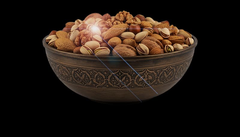 ترکیبی از آجیل و خشکبار برای راهنمای خرید عمده و انتخاب محصول